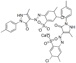 Benzenesulfonic acid, 5-chloro-2-4,5-dihydro-3-methyl-1-(4-methylphenyl)-5-oxo-1H-pyrazol-4-ylazo-4-methyl-, calcium salt CAS#: 163102-83-8