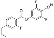 Benzoic acid, 2-fluoro-4-propyl-, 4-cyano-3,5-difluorophenyl ester CAS#: 330207-82-4