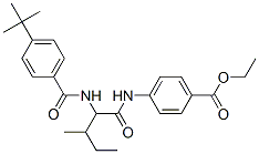 Benzoic acid, 4-[[2-[[4-(1,1-dimethylethyl)benzoyl]amino]-3-methyl-1-oxopentyl]amino]-, ethyl ester (9CI) CAS#: 334830-38-5
