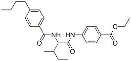 Benzoic acid, 4-[[2-[(4-butylbenzoyl)amino]-3-methyl-1-oxopentyl]amino]-, ethyl ester (9CI) CAS#: 334830-47-6