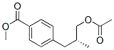 Benzoic acid, 4-[3-(acetyloxy)-2-methylpropyl]-, methyl ester, (R)- (9CI) CAS#: 173065-76-4
