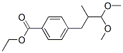 Benzoic acid, 4-(3,3-dimethoxy-2-methylpropyl)-, ethyl ester (9CI) CAS#: 148952-71-0