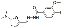 Benzoic  acid,  4-iodo-3-methoxy-,  [[5-(dimethylamino)-2-furanyl]methylene]hydrazide  (9CI) CAS#: 358322-99-3