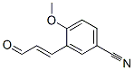 Benzonitrile, 4-methoxy-3-[(1E)-3-oxo-1-propenyl]- (9CI) CAS#: 337520-38-4