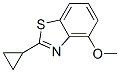 Benzothiazole, 2-cyclopropyl-4-methoxy- (9CI) CAS#: 354760-23-9