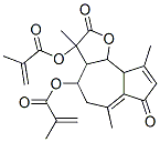Bis(2-methylpropenoic acid)2,3,3a,4,5,7,9a,9b-octahydro-3,6,9-trimethyl-2,7-dioxoazuleno[4,5-b]furan-3,4-diyl ester CAS#: 41989-31-5