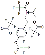 Bis(trifluoroacetic acid)4-[2-[(1-methylethyl)(trifluoroacetyl)amino]-1-(trifluoroacetoxy)ethyl]-1,2-phenylene ester CAS#: 40629-67-2
