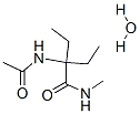 Butanamide, 2-(acetylamino)-2-ethyl-N-methyl-, monohydrate (9CI) CAS#: 145932-79-2