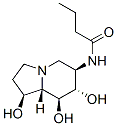 Butanamide, N-(octahydro-1,7,8-trihydroxy-6-indolizinyl)-, 1S-(1.alpha.,6.beta.,7.alpha.,8.beta.,8a.beta.)- CAS#: 156205-95-7