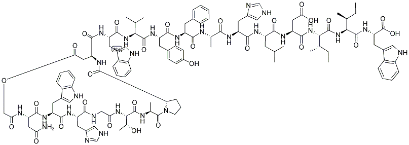 CYCLO(-GLY-ASN-TRP-HIS-GLY-THR-ALA-PRO-ASP)-TRP-VAL-TYR-PHE-ALA-HIS-LEU-ASP-ILE-ILE-TRP-OH CAS#: 151308-48-4