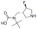 Carbamic acid, [[(3R,4R)-4-fluoro-3-pyrrolidinyl]methyl]-, 1,1-dimethylethyl CAS#: 351370-65-5