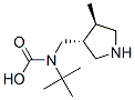 Carbamic acid, [[(3R,4R)-4-methyl-3-pyrrolidinyl]methyl]-, 1,1-dimethylethyl CAS#: 351369-20-5
