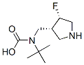 Carbamic acid, [[(3R,4S)-4-fluoro-3-pyrrolidinyl]methyl]-, 1,1-dimethylethyl CAS#: 351369-58-9