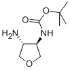 Carbamic acid, [(3S,4S)-4-aminotetrahydro-3-furanyl]-, 1,1-dimethylethyl ester CAS#: 335276-55-6