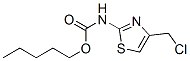 Carbamic  acid,  [4-(chloromethyl)-2-thiazolyl]-,  pentyl  ester  (9CI) CAS#: 500208-39-9