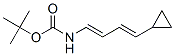 Carbamic acid, (4-cyclopropyl-1,3-butadienyl)-, 1,1-dimethylethyl ester (9CI) CAS#: 157372-92-4