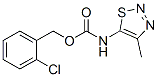 Carbamic acid, (4-methyl-1,2,3-thiadiazol-5-yl)-, (2-chlorophenyl)methyl ester (9CI) CAS#: 343373-92-2