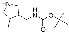 Carbamic acid, [(4-methyl-3-pyrrolidinyl)methyl]-, 1,1-dimethylethyl ester (9CI) CAS#: 351369-25-0
