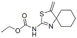 Carbamic  acid,  (4-methylene-3-thia-1-azaspiro[4.5]dec-1-en-2-yl)-,  ethyl  ester  (9CI) CAS#: 40045-17-8