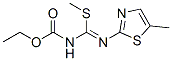 Carbamic  acid,  [[(5-methyl-2-thiazolyl)imino](methylthio)methyl]-,  ethyl  ester  (9CI) CAS#: 41228-19-7