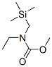Carbamic  acid,  ethyl[(trimethylsilyl)methyl]-,  methyl  ester  (9CI) CAS#: 343271-30-7