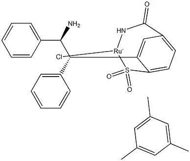 Chloro{[(1S,2S)-(+)-2-amino-1,2-diphenylethyl](4-toluenesulfonyl)amido}(mesitylene)ruthenium(II), min. 90% RuCl[(S,S)-Tsdpen](mesitylene) CAS#: 174813-81-1