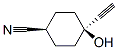 Cyclohexanecarbonitrile, 4-ethynyl-4-hydroxy-, cis- (9CI) CAS#: 370147-90-3