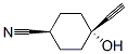 Cyclohexanecarbonitrile, 4-ethynyl-4-hydroxy-, trans- (9CI) CAS#: 370147-92-5