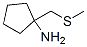 Cyclopentanamine, 1-[(methylthio)methyl]- (9CI) CAS#: 331826-37-0