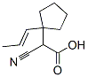 Cyclopentaneacetic acid, -alpha--cyano-1-(1-propenyl)- (9CI) CAS#: 327050-06-6