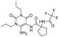 Cyclopentanecarboxamide,  N-(6-amino-1,2,3,4-tetrahydro-2,4-dioxo-1,3-dipropyl-5-pyrimidinyl)-1-[(trifluoroacetyl)amino]-  (9CI) CAS#: 161918-62-3