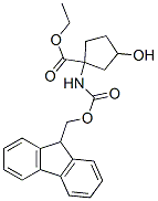 Cyclopentanecarboxylic acid, 1-[[(9H-fluoren-9-ylmethoxy)carbonyl]amino]-3-hydroxy-, ethyl ester (9CI) CAS#: 369403-21-4