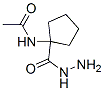 Cyclopentanecarboxylic acid, 1-acetamido-, hydrazide (7CI,8CI) CAS#: 4854-68-6