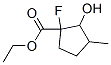 Cyclopentanecarboxylic acid, 1-fluoro-2-hydroxy-3-methyl-, ethyl ester (9CI) CAS#: 153127-02-7