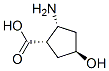 Cyclopentanecarboxylic acid, 2-amino-4-hydroxy-, (1alpha,2alpha,4beta)- (9CI) CAS#: 156406-07-4