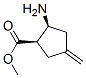 Cyclopentanecarboxylic acid, 2-amino-4-methylene-, methyl ester, cis-(-)- (9CI) CAS#: 156292-54-5