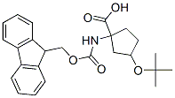Cyclopentanecarboxylic acid, 3-(1,1-dimethylethoxy)-1-[[(9H-fluoren-9-ylmethoxy)carbonyl]amino]- (9CI) CAS#: 369403-19-0