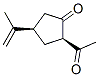 Cyclopentanone, 2-acetyl-4-(1-methylethenyl)-, (2R-cis)- (9CI) CAS#: 165173-39-7