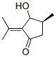 Cyclopentanone, 3-hydroxy-4-methyl-2-(1-methylethylidene)-, (4S)- (9CI) CAS#: 352421-99-9