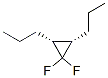 Cyclopropane, 1,1-difluoro-2,3-dipropyl-, cis- (9CI) CAS#: 154413-36-2