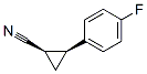 Cyclopropanecarbonitrile, 2-(4-fluorophenyl)-, (1R,2S)- (9CI) CAS#: 331941-38-9