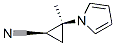Cyclopropanecarbonitrile, 2-methyl-2-(1H-pyrrol-1-yl)-, cis- (9CI) CAS#: 165059-78-9