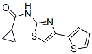 Cyclopropanecarboxamide, N-[4-(2-thienyl)-2-thiazolyl]- (9CI) CAS#: 330189-60-1
