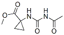 Cyclopropanecarboxylic acid, 1-[[(acetylamino)carbonyl]amino]-, methyl ester (9CI) CAS#: 148930-73-8