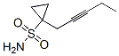 Cyclopropanesulfonamide, 1-(2-pentynyl)- (9CI) CAS#: 681808-88-8
