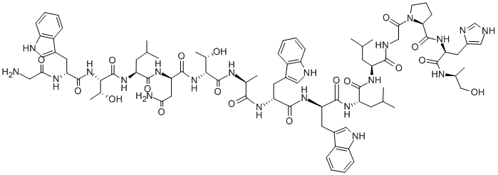(D-THR6,D-TRP8,9,L-ALANINOL15)-GALANIN (1-15) CAS#: 150940-97-9