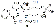 D-myo-Inositol, 1,4-bis(dihydrogen phosphate) 5-(S-(1-(2-nitrophenyl)e thyl) hydrogen phosphorothioate), (R)- CAS#: 165036-14-6