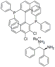 DICHLORO[(R)-(+)-2,2'-BIS(DIPHENYLPHOSPHINO)-1,1'-BINAPHTHYL][(1S,2S)-(-)-1,2-DIPHENYLETHYLENEDIAMINE]RUTHENIUM (II) CAS#: 329736-05-2