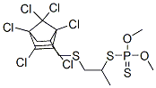 Dithiophosphoric acid S-[2-[[(1,4,5,6,7,7-hexachloronorborn-5-en-2-yl)methyl]thio]-1-methylethyl]O,O-dimethyl ester CAS#: 4470-23-9