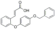 (E)-3-(2-[4-(BENZYLOXY)PHENOXY]PHENYL)-2-PROPENOIC ACID CAS#: 338393-79-6
